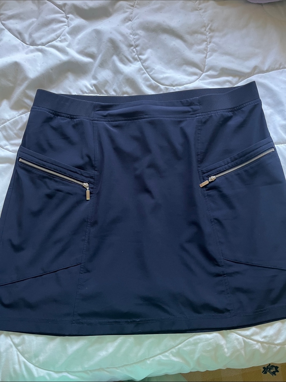 Chico's Navy Athletic Skort with Elastic Waistband 4/XXL